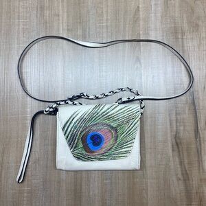 Elliot Lucca Peacock Wristlet/Crossbody Purse